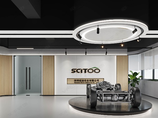 機(jī)械簡約感滿滿的空間裝飾設(shè)計(jì)_適途實(shí)業(yè)辦公室裝修案例效果圖