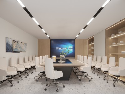 福田辦公室裝修|少即是多！極簡主義塑造商務(wù)干練感