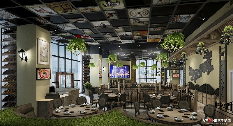 刷火鍋店鋪裝修