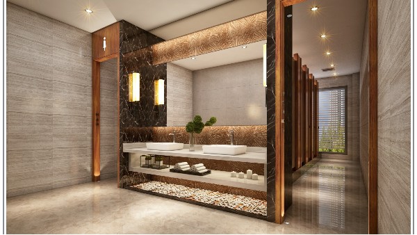 辦公室洗手間如何布置？這樣的設計能提高空間利用率