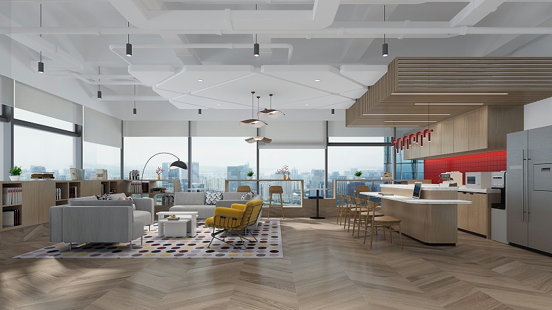 個(gè)性辦公室設(shè)計(jì)效果圖-文豐裝飾