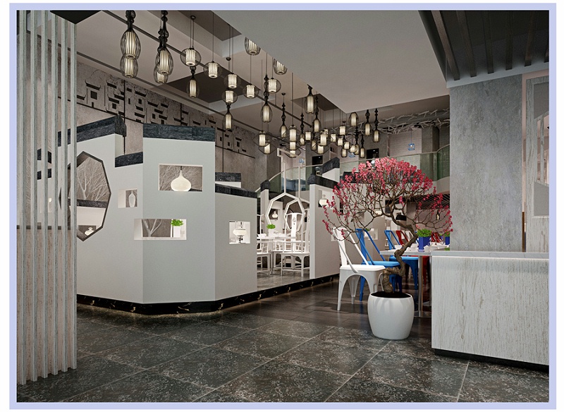 店鋪設(shè)計(jì)效果圖展示-文豐裝飾