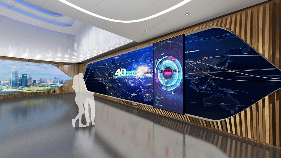 展廳設(shè)計(jì)效果圖-文豐裝飾